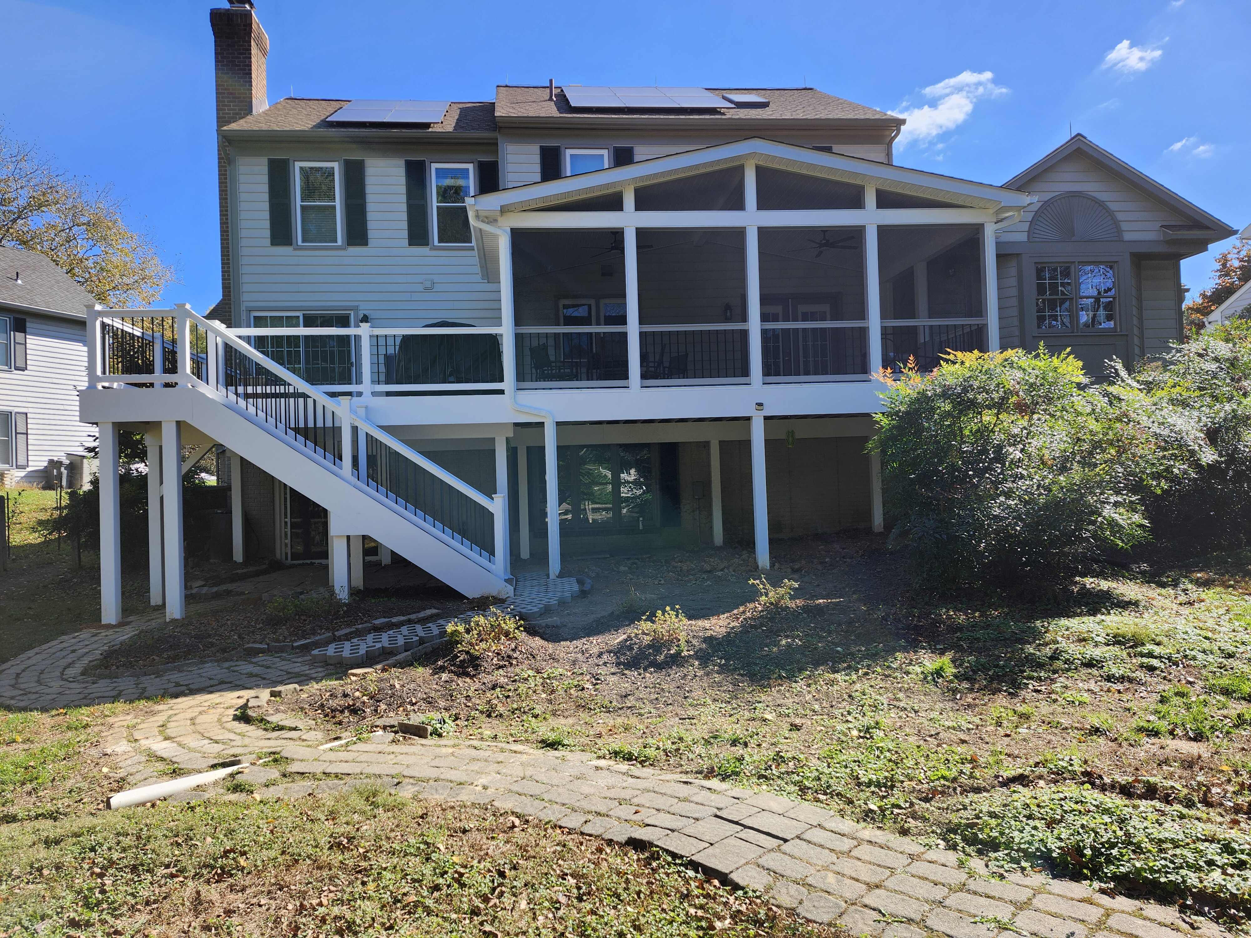 Premium screened open deck